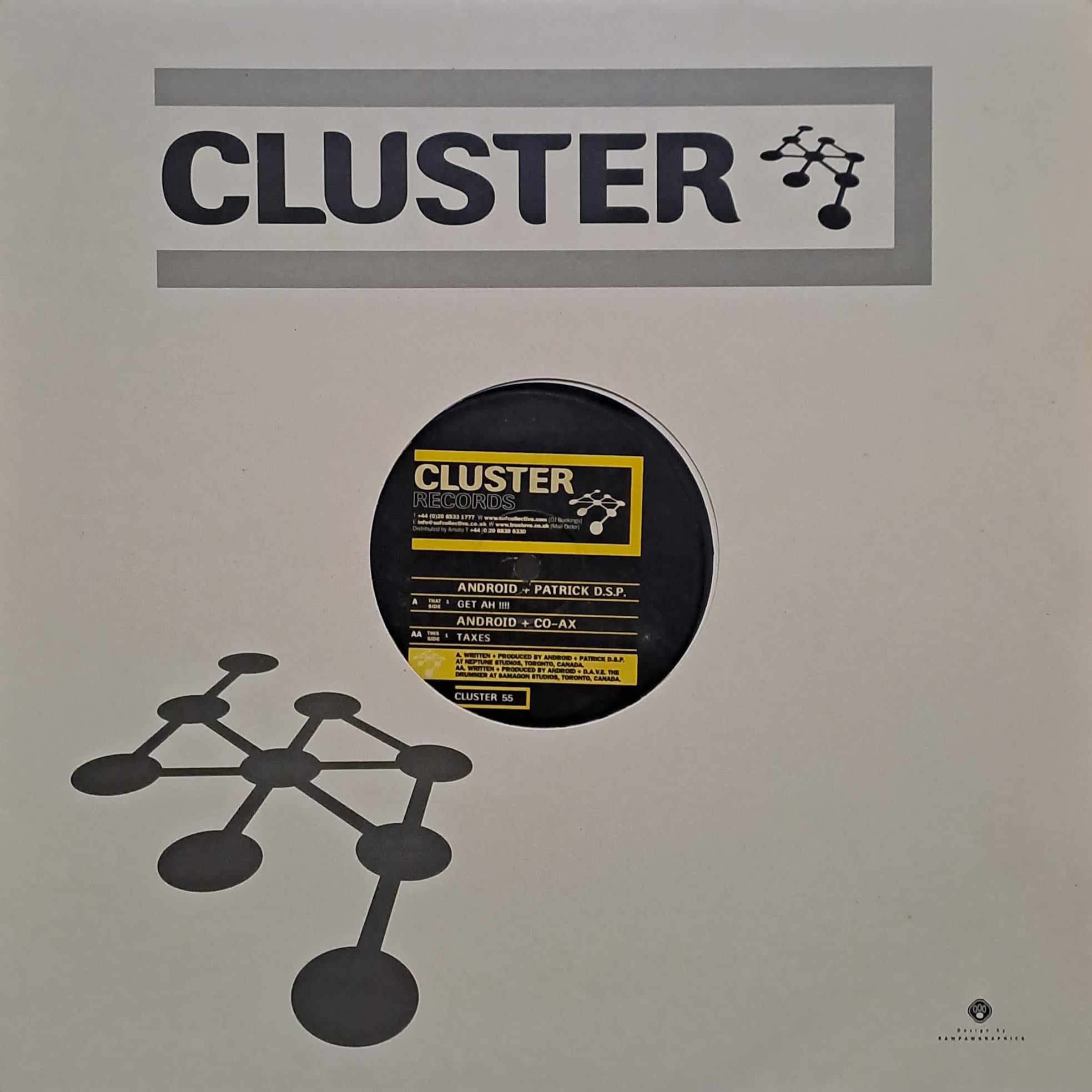 Cluster Records 55 - vinyle techno